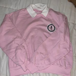 Hollister long-sleeve polo crewneck